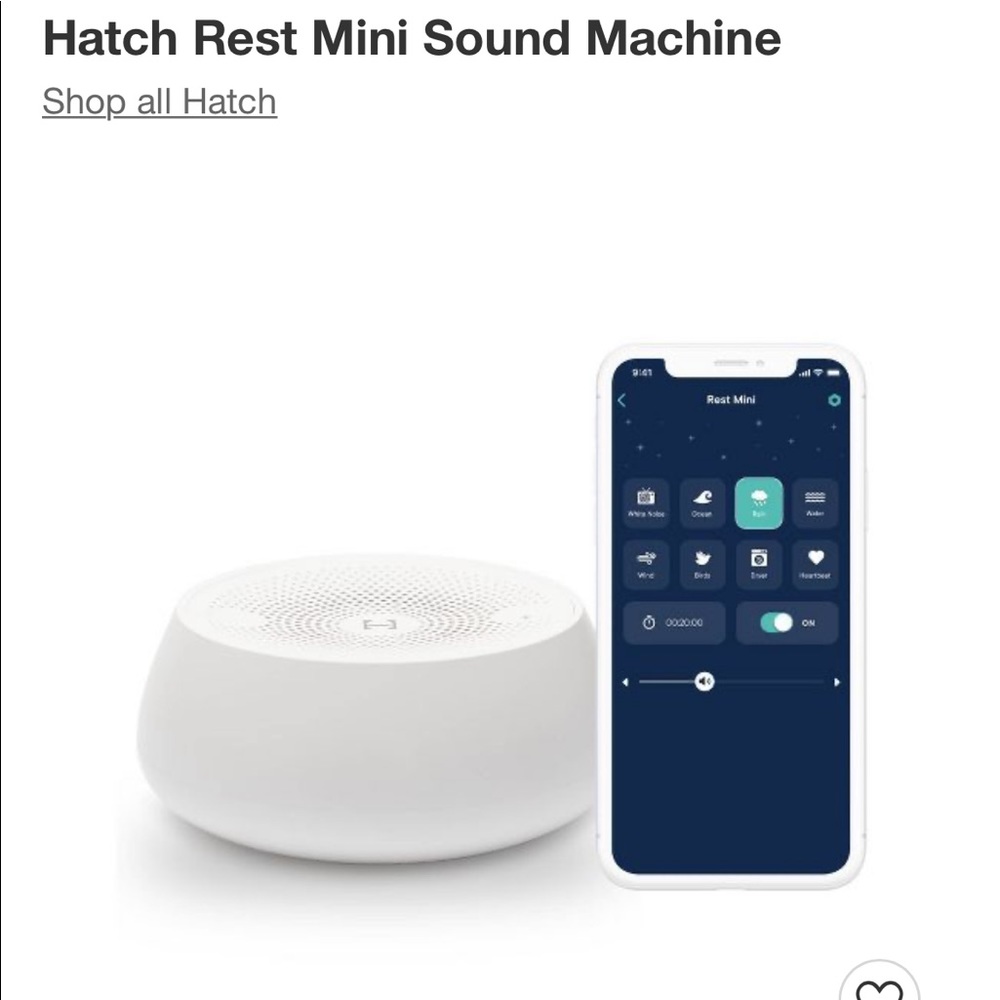 Hatch Rest mini sound machine